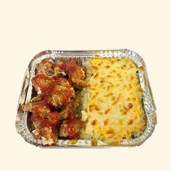 金香鸡块芝士焗饭